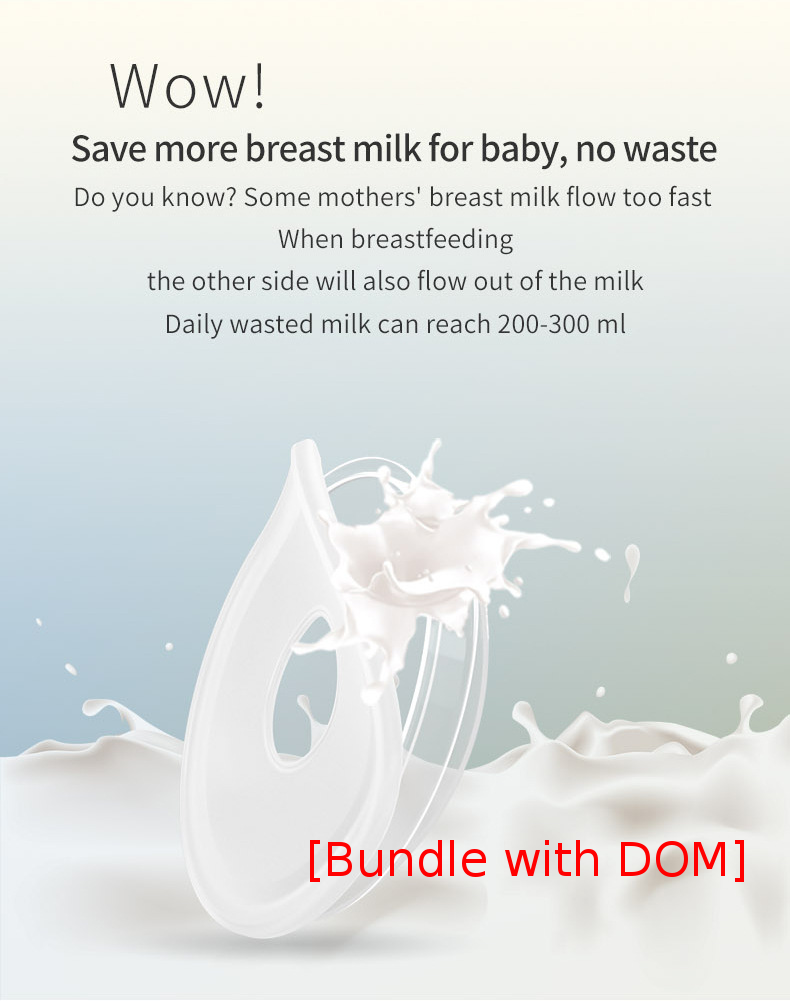YZLSM Breast Milk Collector Silicone Nursing Cups Shells Milk Storage Bag for Mother 2pcs Strap Milk Shells Breast Milk